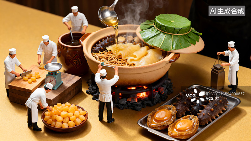 【AI数字艺术】佛跳墙图片素材