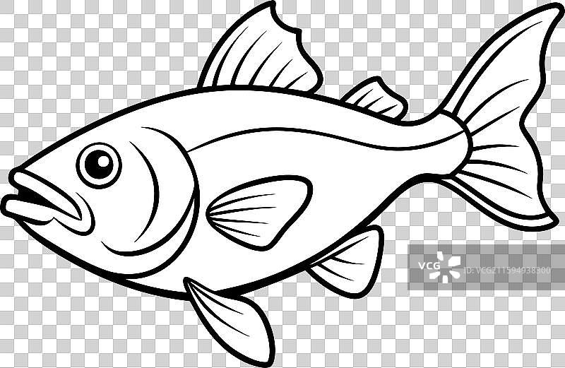 鳕鱼图标图片素材