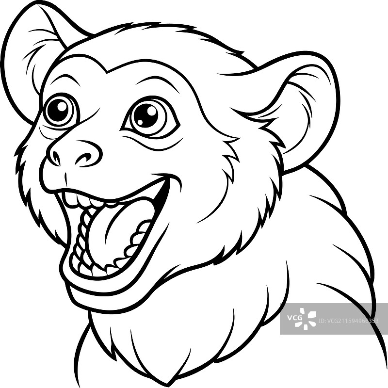 常见的眼镜猴笑脸图标图片素材