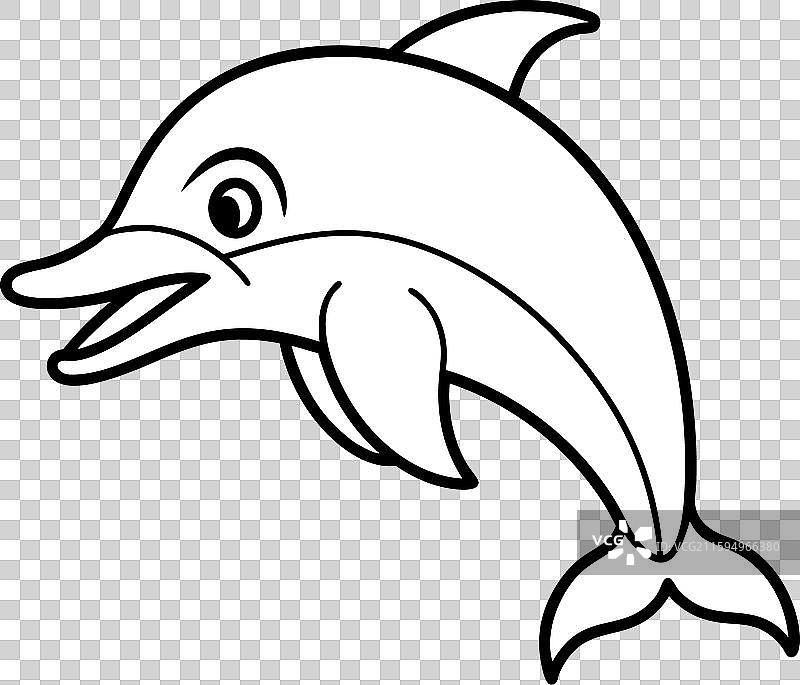 海豚的叫声图标图片素材