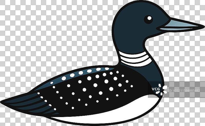 普通潜鸟学习图标图片素材