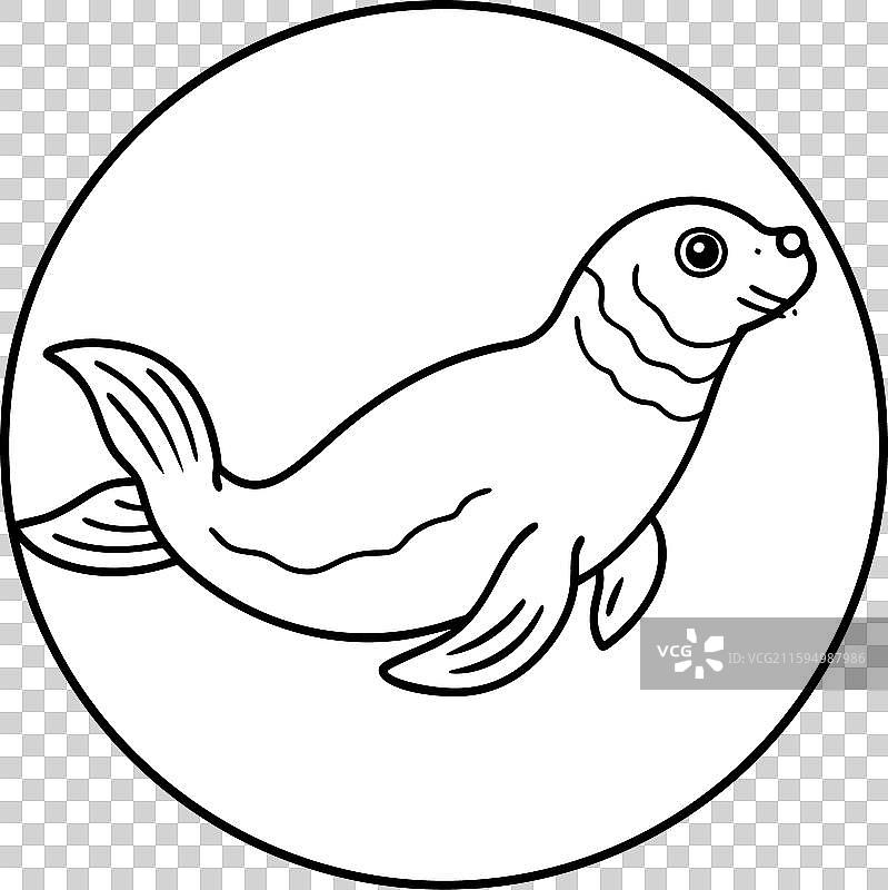 海豹图标图片素材