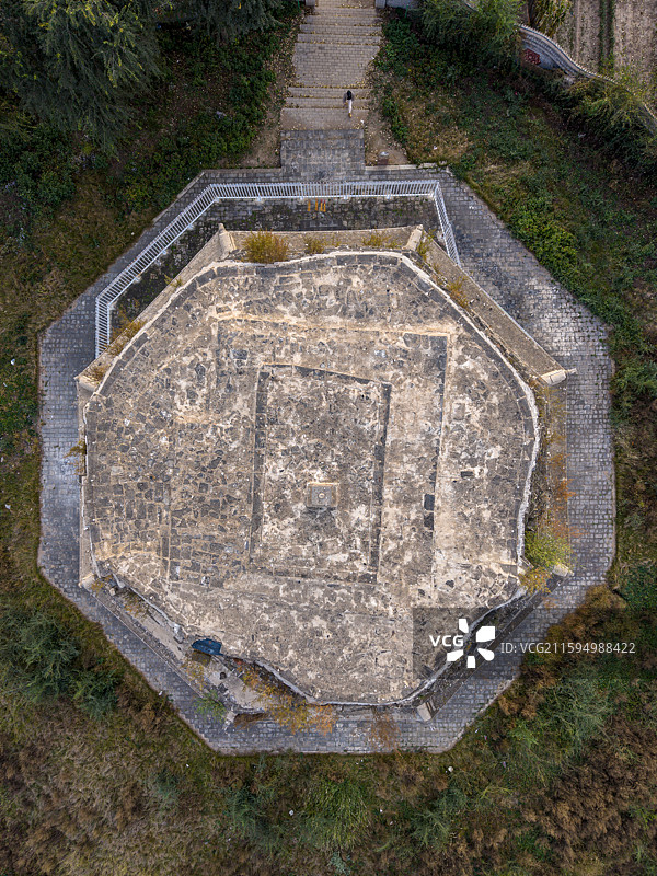 内蒙古赤峰市宁城县半截塔航拍图片素材