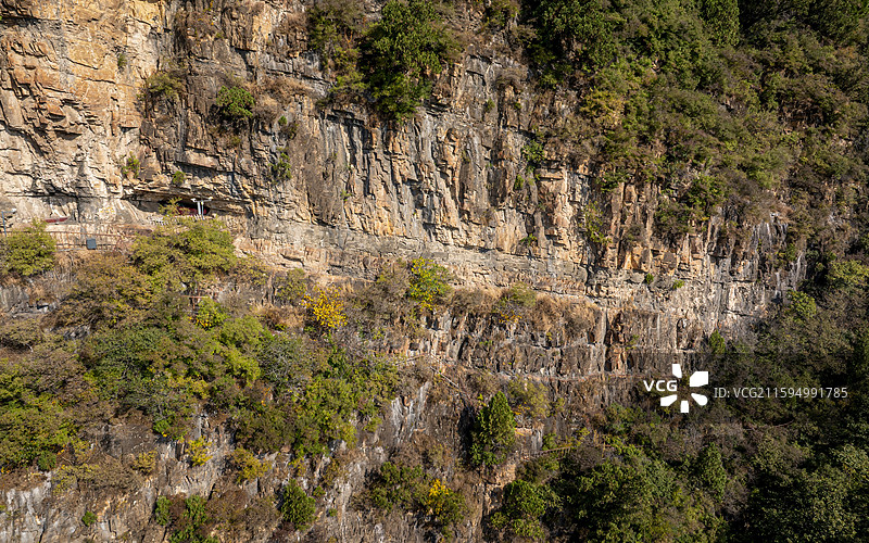 河北省承德市宽城县万塔黄崖寺砖石塔航拍图片素材