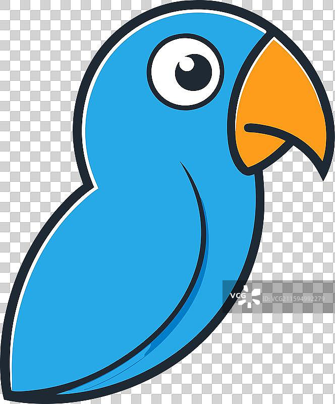 锥尾鹦鹉图标图片素材
