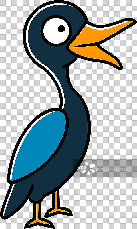 鸬鹚说话图标图片素材