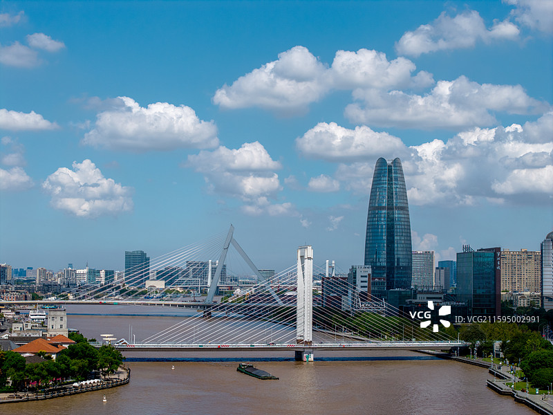 宁波甬江大桥航拍图片素材