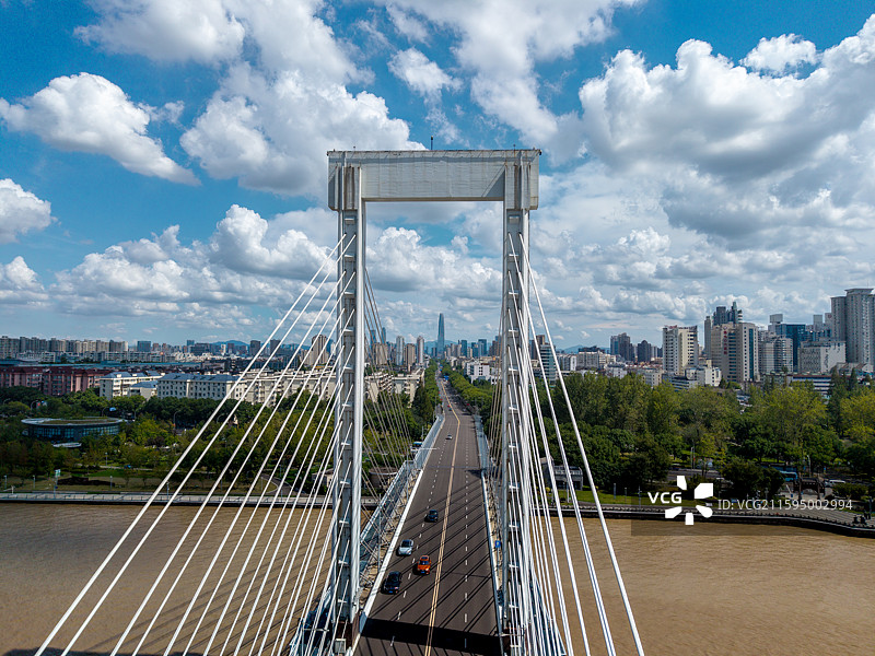 宁波甬江大桥航拍图片素材