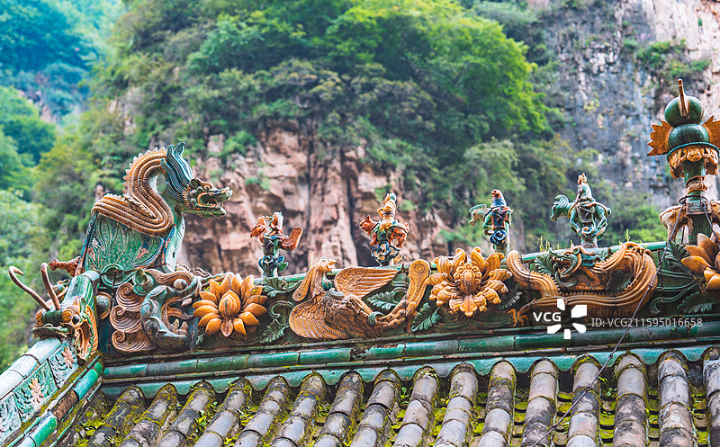 山西阳泉藏山图片素材