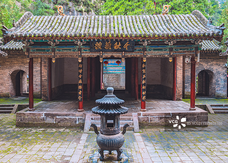 山西阳泉藏山图片素材