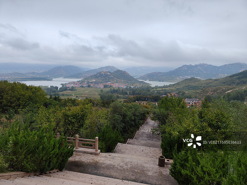 秋天寒露节气，日照市马亓山秋色风光图片素材