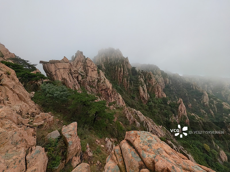 秋天寒露节气，日照市马亓山秋色风光图片素材