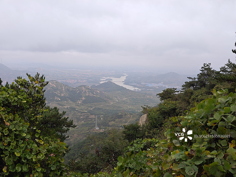 秋天寒露节气，日照市马亓山秋色风光图片素材