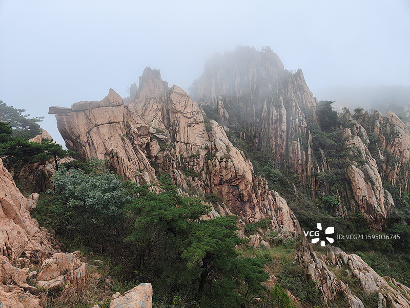 秋天寒露节气，日照市马亓山秋色风光图片素材