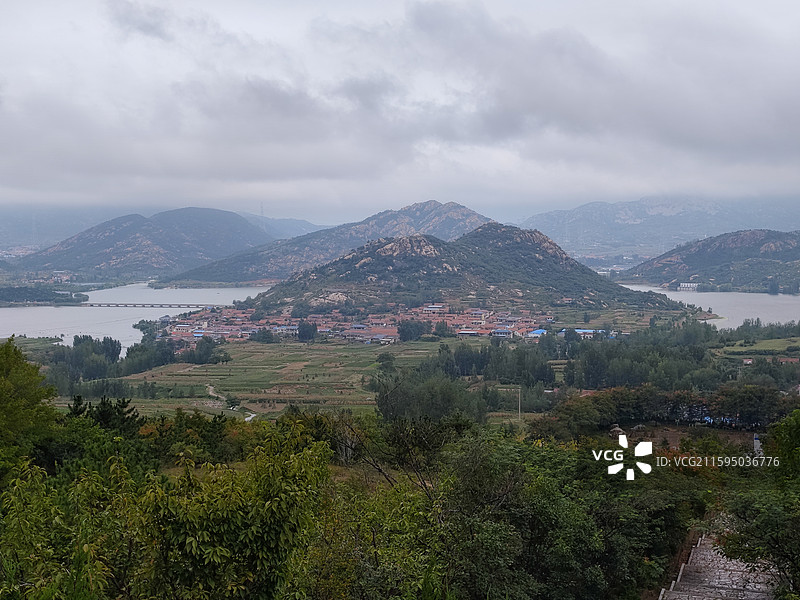 秋天寒露节气，日照市马亓山秋色风光图片素材