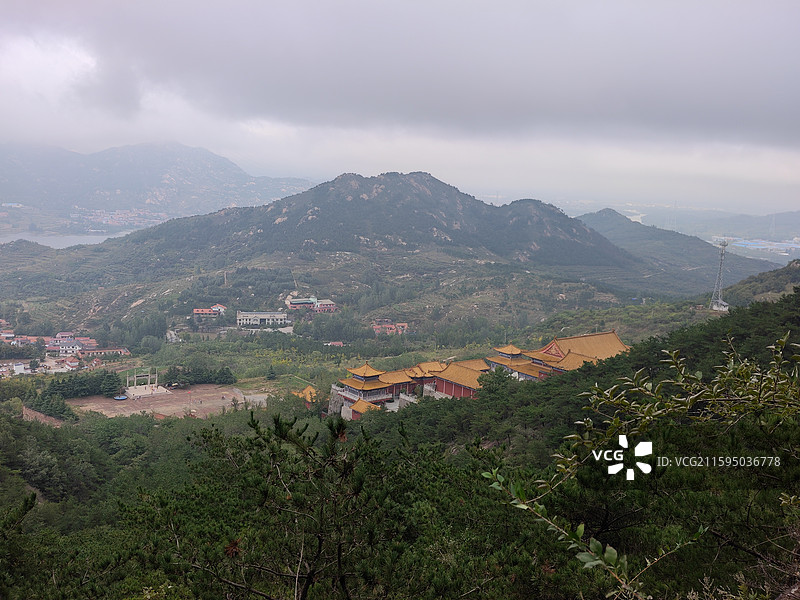 秋天寒露节气，日照市马亓山秋色风光图片素材