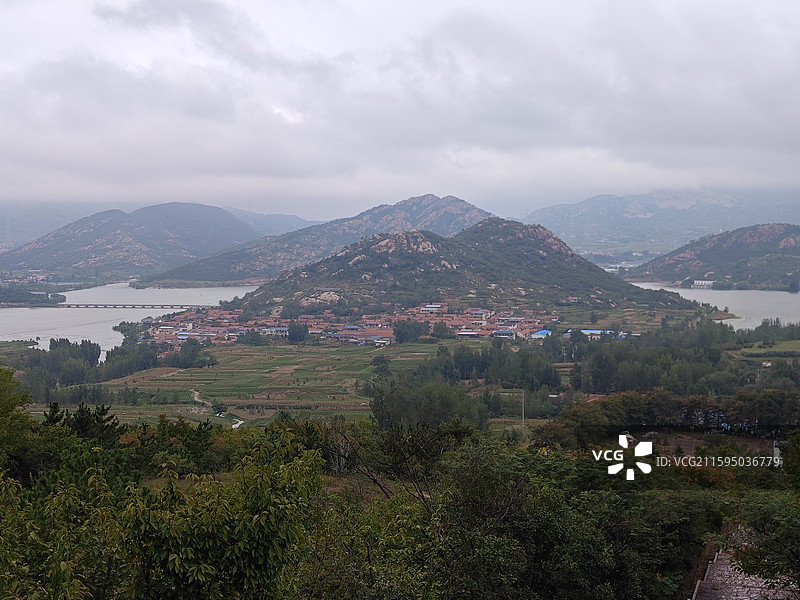 秋天寒露节气，日照市马亓山秋色风光图片素材