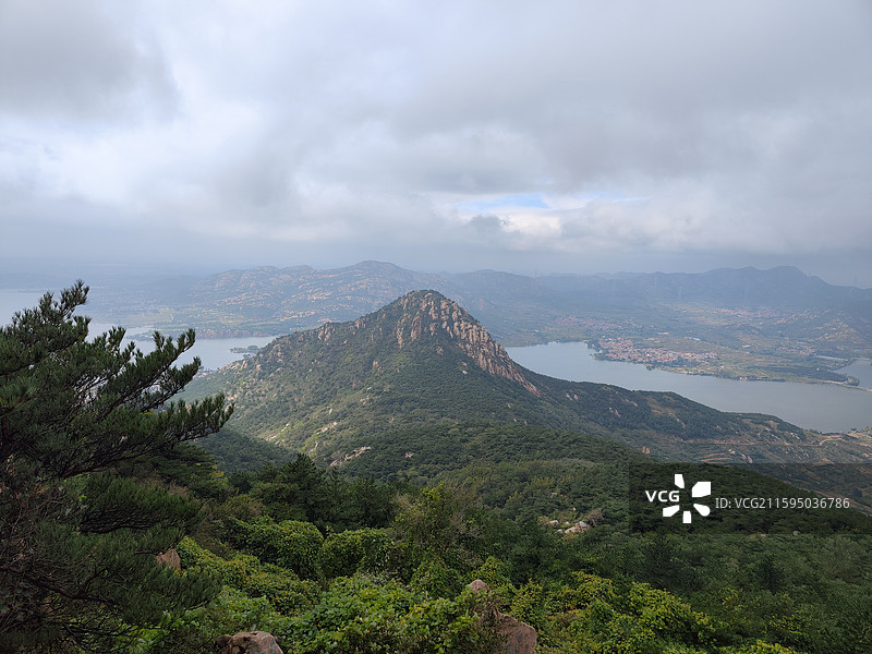 秋天寒露节气，日照市马亓山秋色风光图片素材
