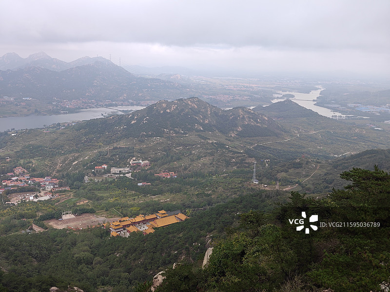 秋天寒露节气，日照市马亓山秋色风光图片素材