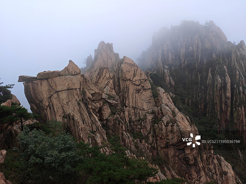 秋天寒露节气，日照市马亓山秋色风光图片素材