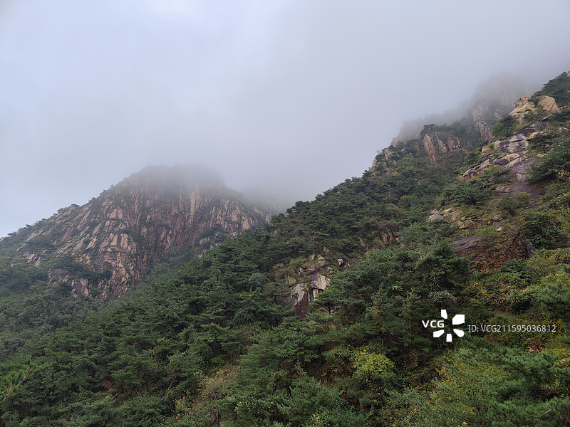 秋天寒露节气，日照市马亓山秋色风光图片素材