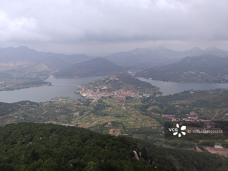 秋天寒露节气，日照市马亓山秋色风光图片素材