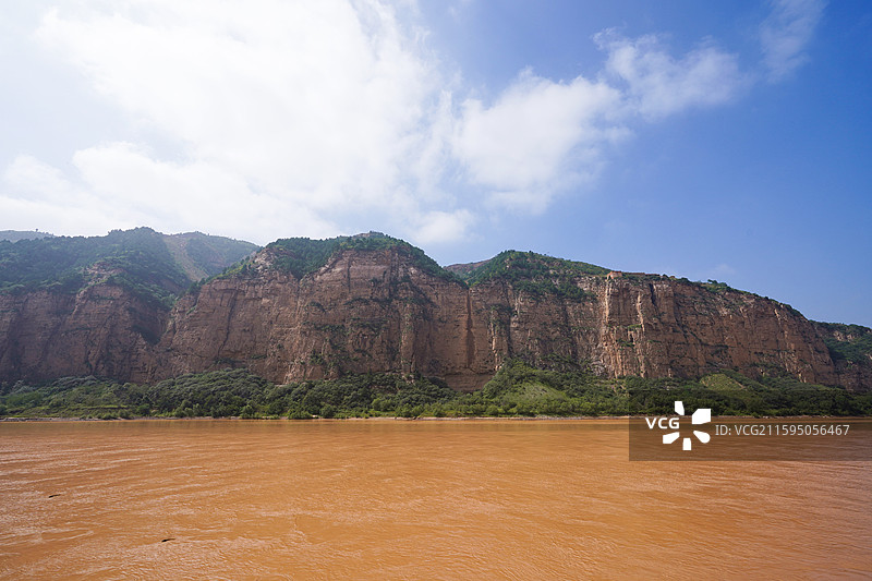 黄河龙门峡谷图片素材