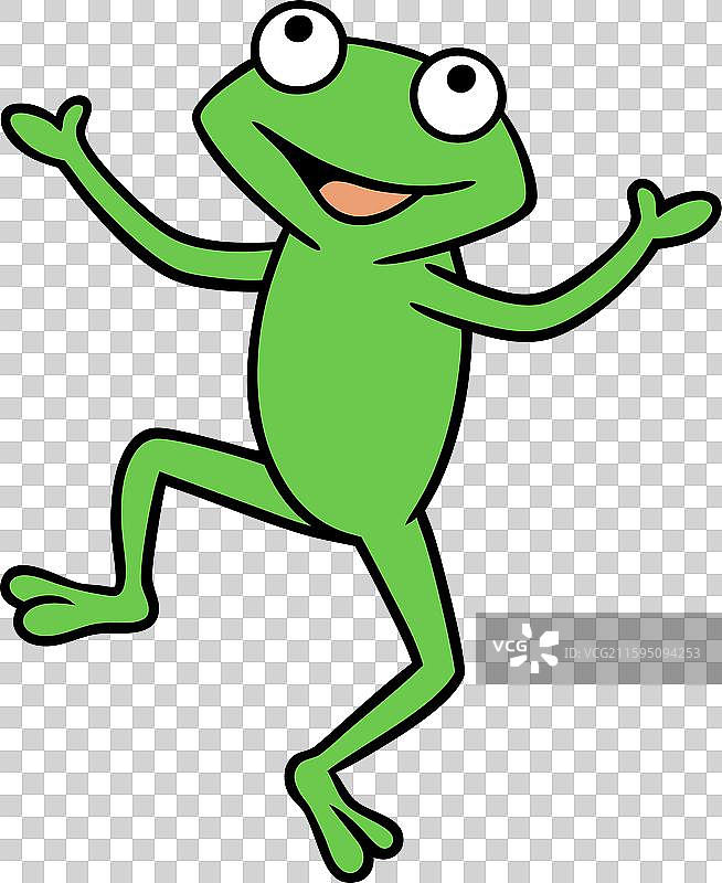 达尔文蛙舞蹈图标图片素材