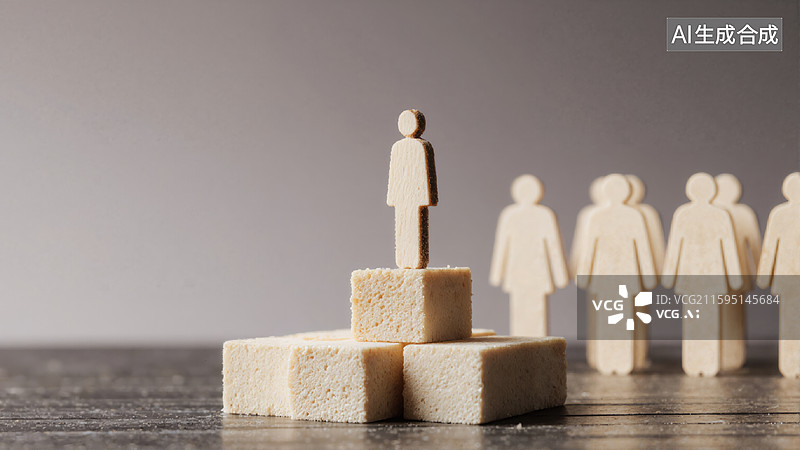 【AI数字艺术】社会层级象征图片素材