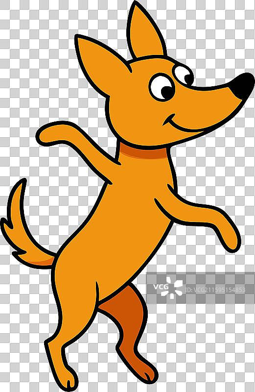 笨拙的狗狗跳舞图标图片素材