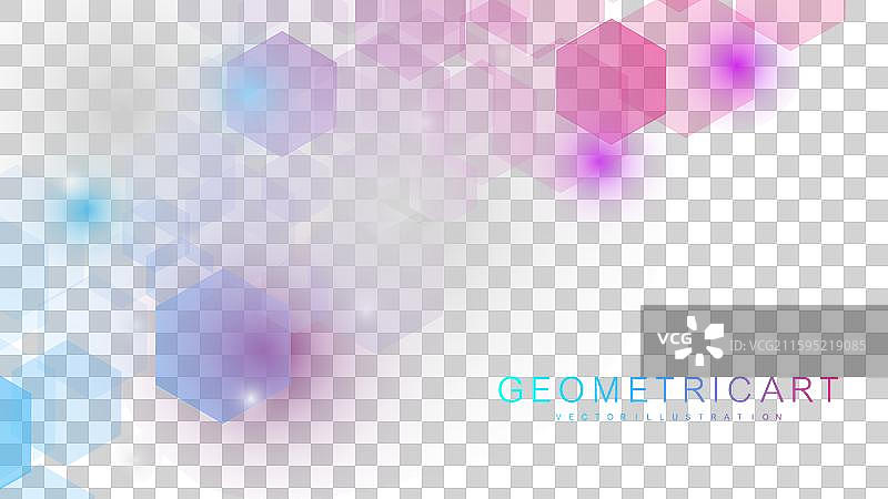 六边形抽象大背景大数据图片素材