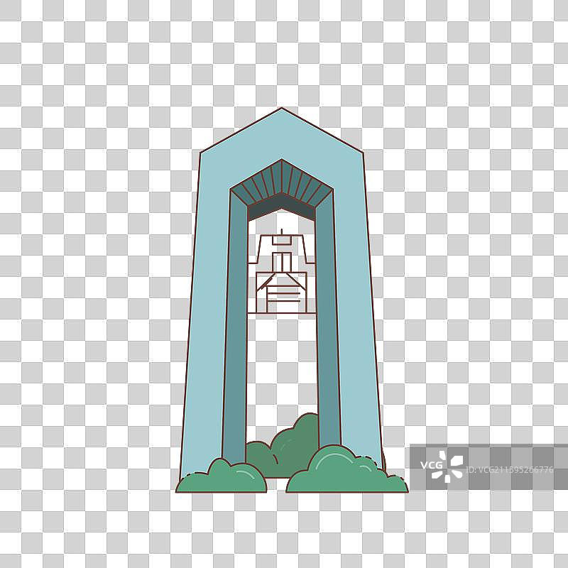 成都建筑宽窄巷子矢量元素图片素材