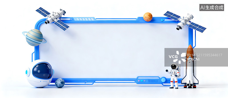 【AI数字艺术】航空主题标题栏标题框图片素材