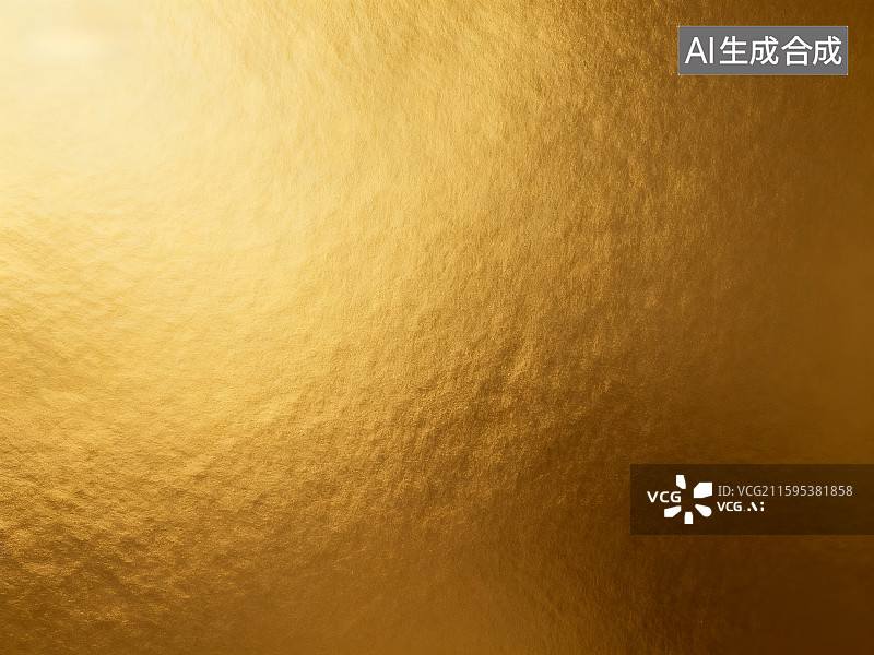 【AI数字艺术】金色箔片的特写镜头图片素材