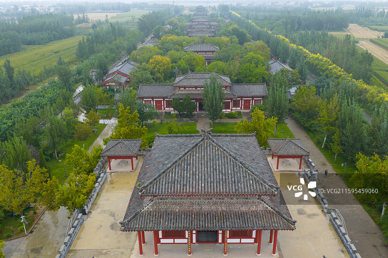 航拍滨州孙子兵法城图片素材