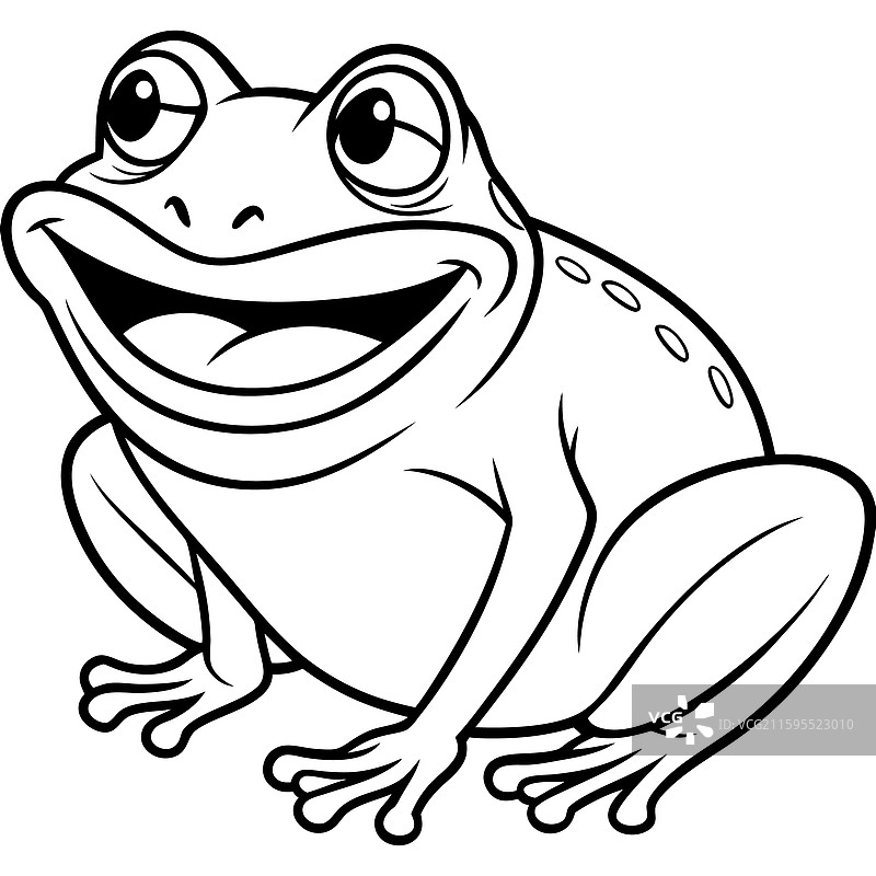 可食用的青蛙笑脸图标图片素材