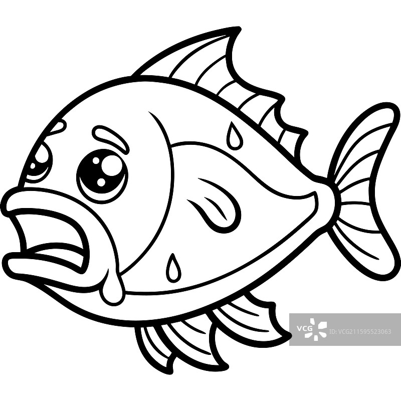 海鳗鱼睡觉图标图片素材