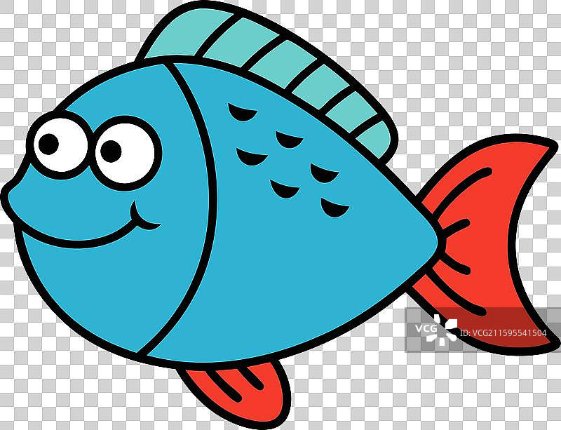 电鳗鱼图标图片素材