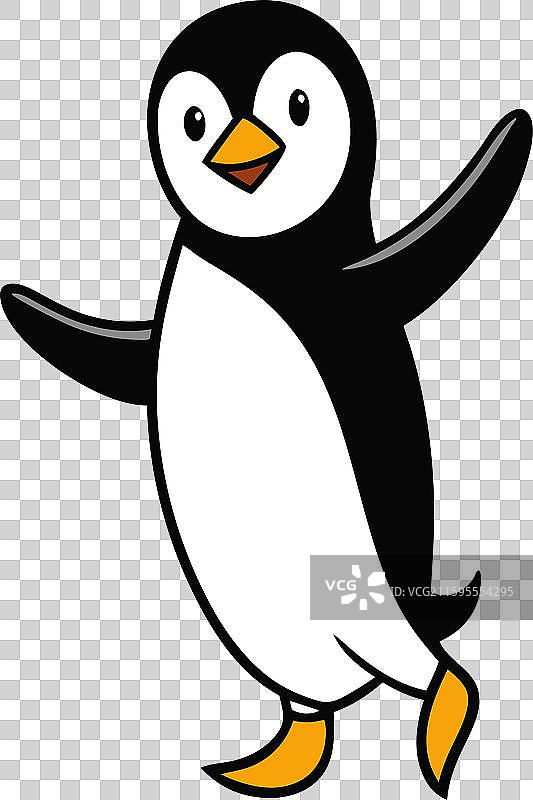 帝企鹅跳舞图标图片素材