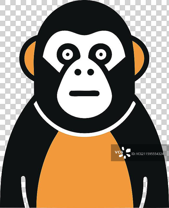 帝企鹅猴子图标图片素材