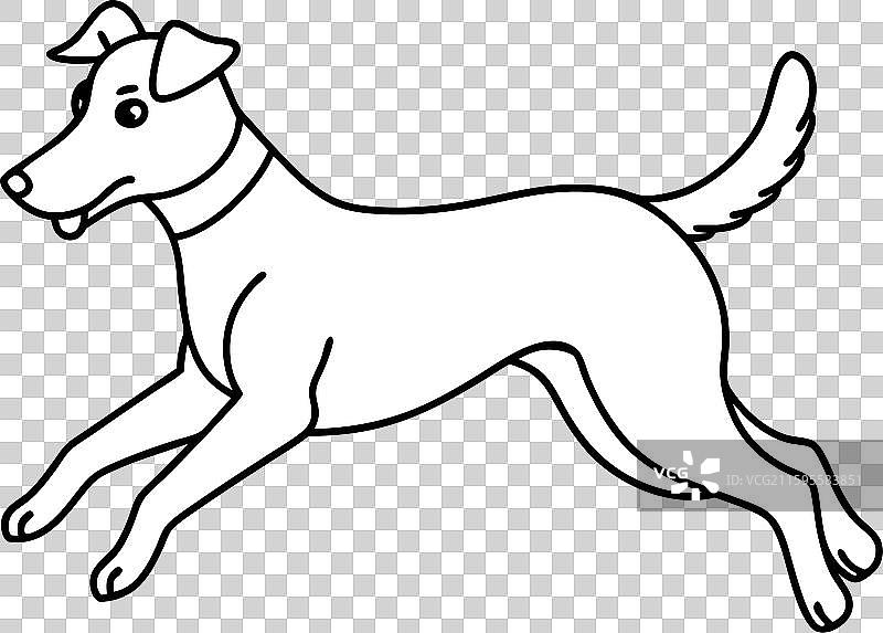 埃塞俄比亚狼游泳图标图片素材