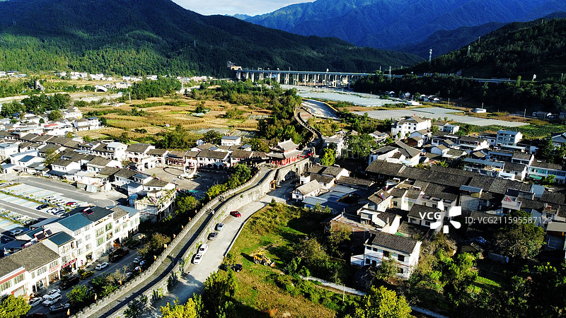 四川青川县青溪古城图片素材