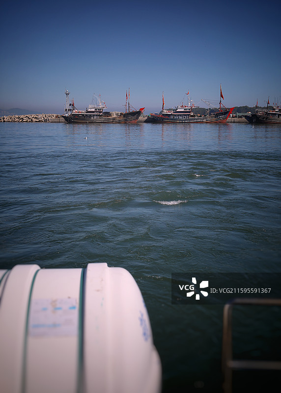 渔船码头  摄于葫芦岛兴城觉华岛海边图片素材