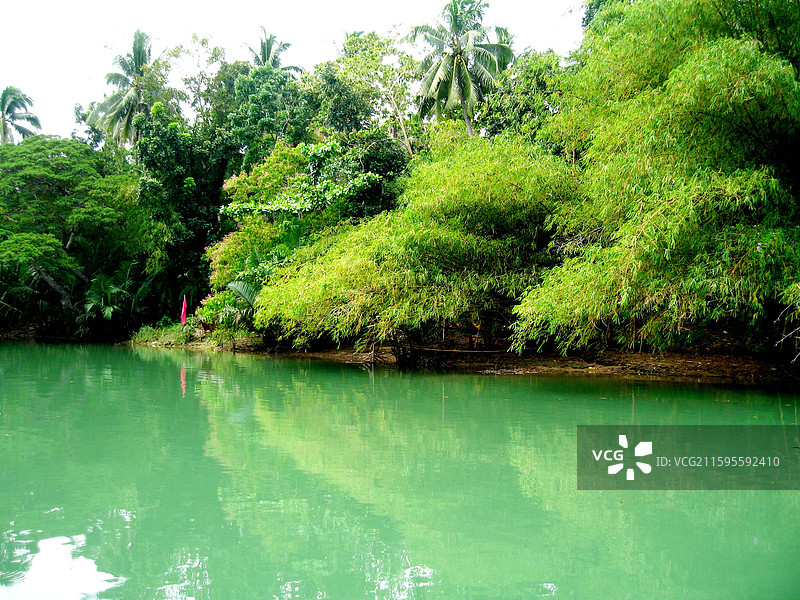薄荷岛风情画图片素材