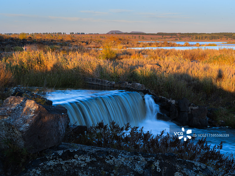 五大连池 温泊图片素材