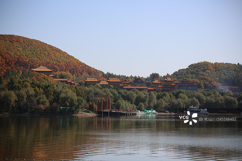 敦化六鼎山景区    正觉寺图片素材