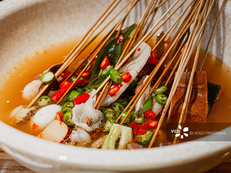 叶婆婆钵钵鸡图片素材