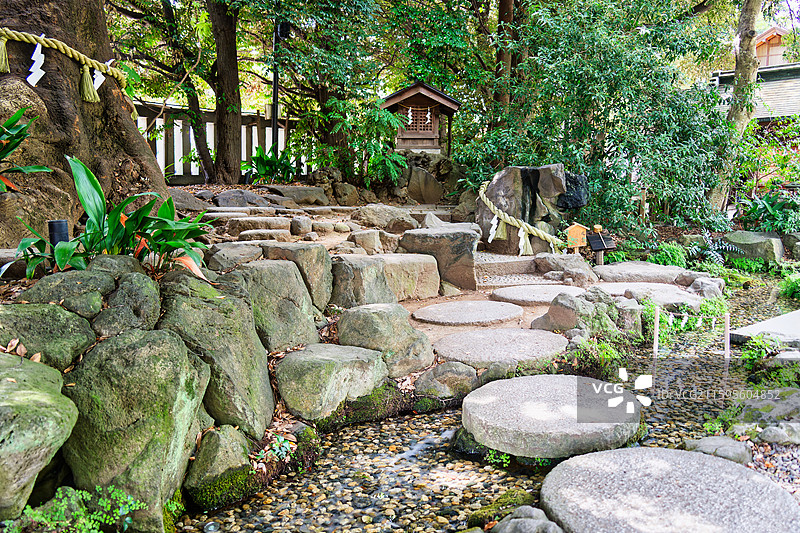 日本埼玉县川越市冰川神社-爱情神社图片素材