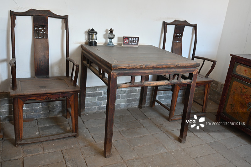 伊金霍洛旗郡王府内蒙古蒙古族王爷的府邸图片素材