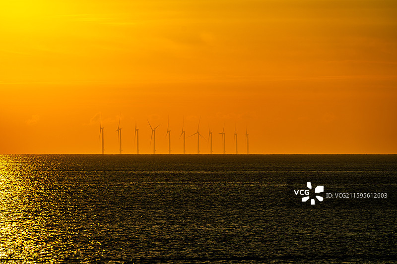 珠海风车欧米茄日出图片素材